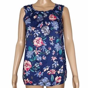 Talbots Factory Floral Lightweight Sleeveless Top